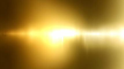 Abstract Golden Background with Bright Light Streaks,  Illustrating a Shiny Metallic Surface Texture.