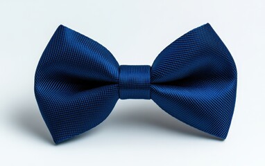 blue bow professional stock photo on white background 