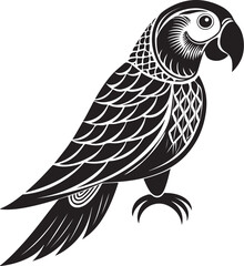 Fototapeta premium Cuban Parrot vector illustration