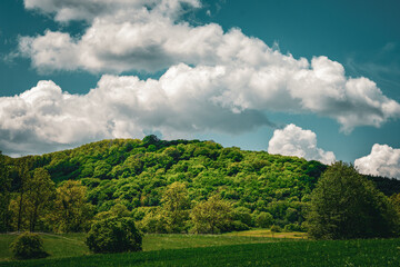 landscape with clouds