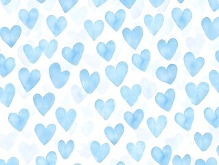 Blue Heart Pattern Valentine  Romantic Romance Love Art