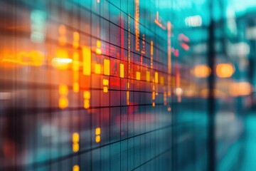 Economy trends background for business idea and all art work design. Abstract finance background