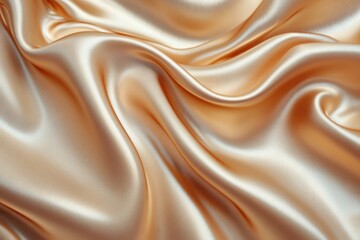 Obraz premium Abstract swirl pattern with gold and green lines, 3D wave texture for modern wallpaper design