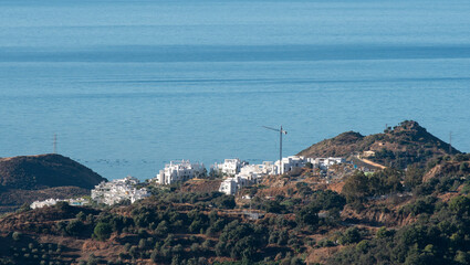 Urban development on the Costa del Sol, Malaga. Andalusia, Spain.