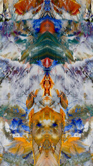 Abstract art background . Hand painting artwork on canvas .