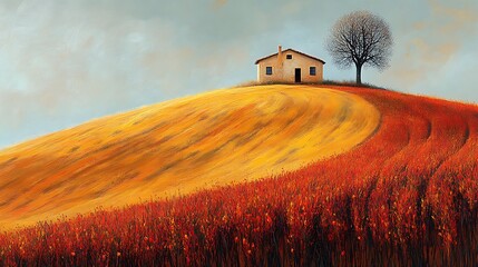 house in the field