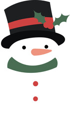 눈사람 일러스트