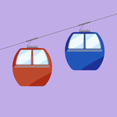 cable car icon set vector illustration design isolated