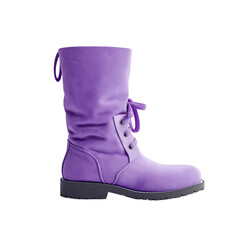 Stylish purple boots perfect for contemporary fashion trends.