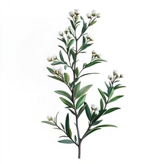 Fototapeta premium image of Melaleuca alternifolia, or tea tree, make it realistic. generative ai