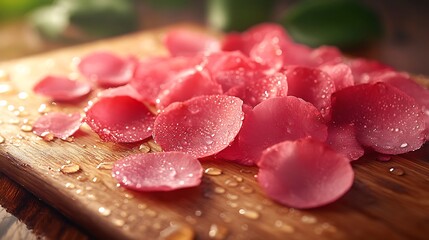 Delicate pink flowers with morning dew drops in close up picture picture