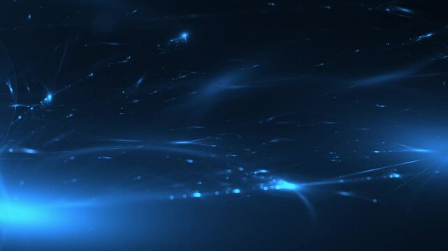 futuristisch leuchtendes Plasma im Weltall, r&auml;umlich, 3D, Tiefenunsch&auml;rfe, Hintergrund, Technologie, Wissenschaft, ruhig