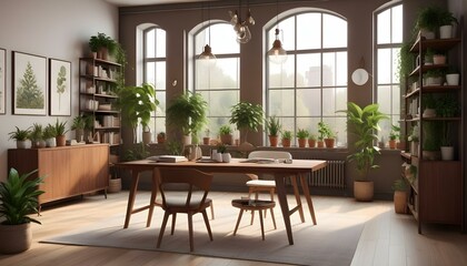interior of a restaurant