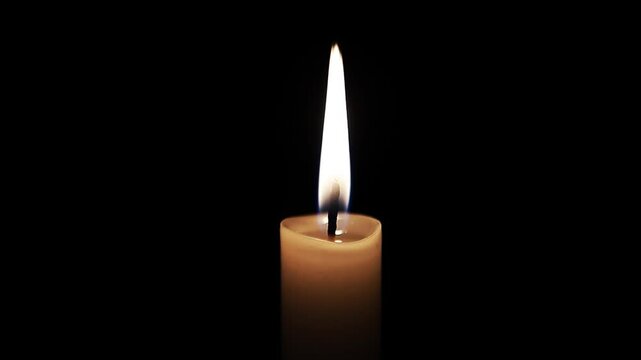 footage of candle dark background