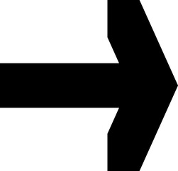 Obraz premium Arrow icon. Black Arrows illustration isolated on white.