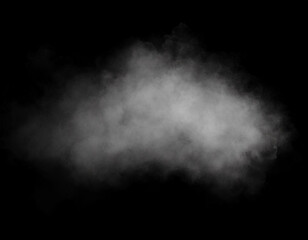 smoke on black background