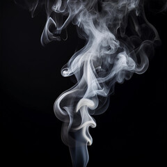 Obraz premium smoke on black background