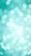 Obraz premium Abstract aqua turquoise and teal green bokeh glitter sparkle background with a soft and dreamy color palette, perfect for festive occasions and celebrations, aqua
