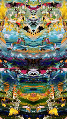 Abstract art background . Hand painting artwork on canvas .