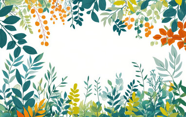 Vintage floral texture art background
