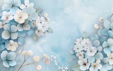 Vintage floral texture art background

