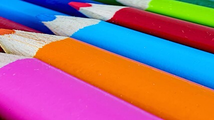 pencils moving back and forth in a closeup