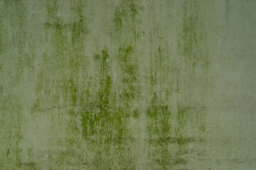 random scratches on green grunge texture. old concrete wall background. 