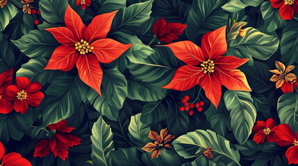 Floral Christmas festival beautiful 