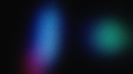 Blue glow noisy grainy textured background, banner poster wallpaper background 