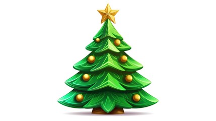 Cartoon illustration of celebration of Christmas,generated with AI.