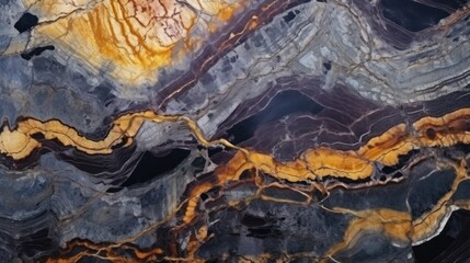 abstract background, the texture of the mineral stone Chalcopyrite