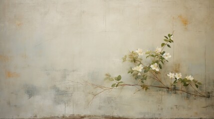 close-up of a branch on a white background