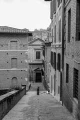 Naklejka premium Generic architecture and street view in Siena, Tuscany, Italy