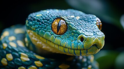 Fototapeta premium snake in forest