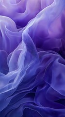 Fototapeta premium Flowing Purple and Blue Sheer Fabric Texture