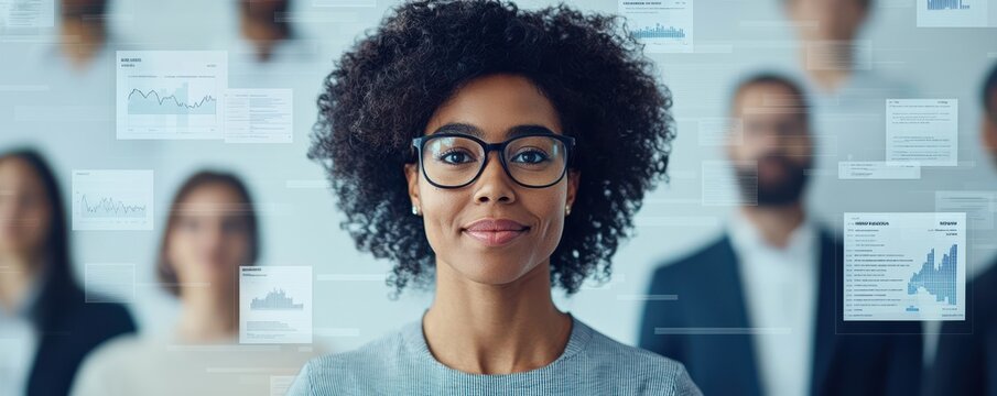 Enhancing employee profiles with data insights corporate office digital analytics professional environment hr perspective data visualization