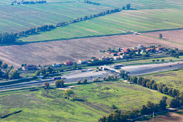 highway toll booth at the roman highway