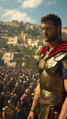Obraz premium Ancient Roman general and consul