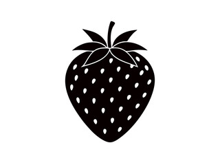 Creative fruit line art design vector silhouette with a white background