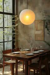 salle à manger, arts de la table, vaisselle, intérieur 3D réaliste, HDR, photographie immobilière, décoration, tendance, architecte, design, mode, élégant, fonctionnel, chaleureux, repas, famille