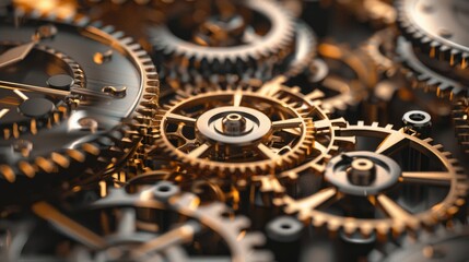 Old watch mechanism