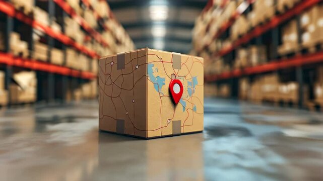 Exploring logistics management and inventory tracking in a modern warehouse environment