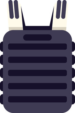 recommend clip art: Bulletproof vest offering safety and security with its sturdy straps