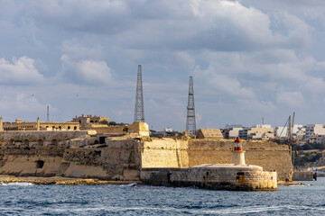 Valletta, Malta A view of Fort Ricasoli in the Grand Harbour.