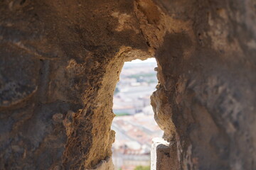 Through a Cave 