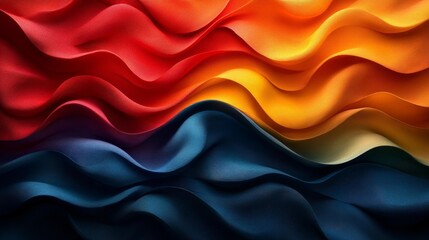 Obraz premium Background with Developing Flag of Portugal. Generative AI