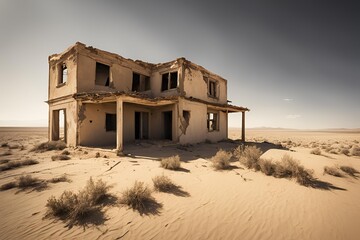 Abandoned House in The Desert