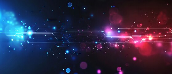 Abstract technology communication concept vector background with digital networks, data flow, futuristic connectivity, and geometric patterns for modern design projects