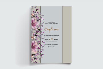 BRIDAL SHOWER FLORAL INVITATION TEMPLATE