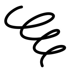 Naklejka premium Abstract doodle brush element design